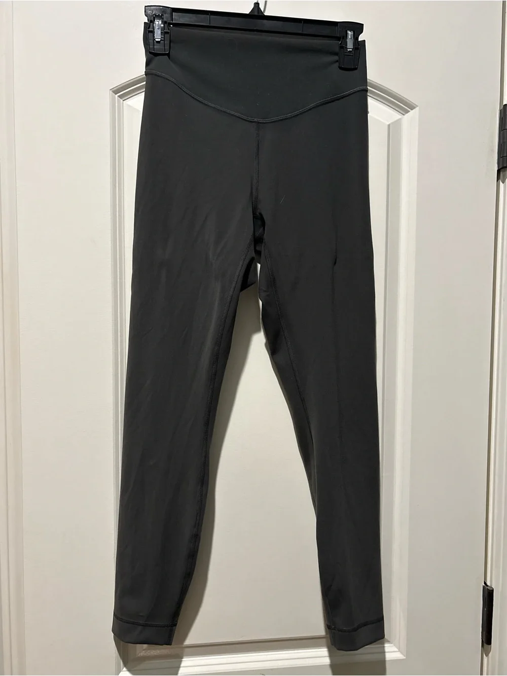 Lululemon Wunder Under SmoothCover High-Rise Leggings 25” Charcoal Gray Size 6